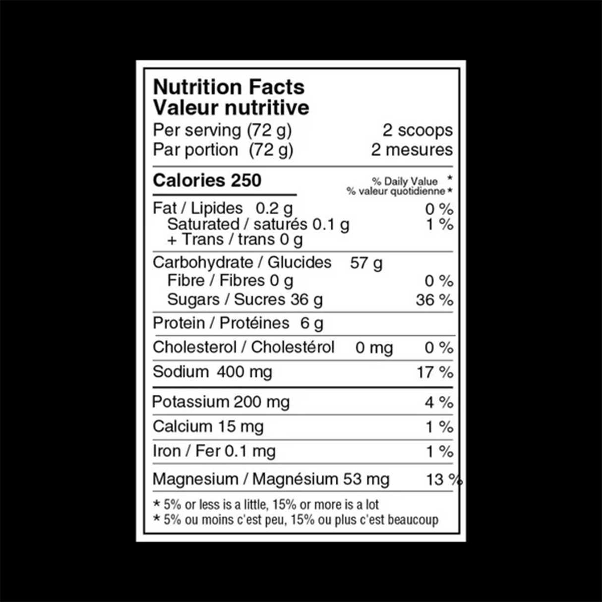 Naak - Boisson d'effort Ultra Energy - Sachet de 72g