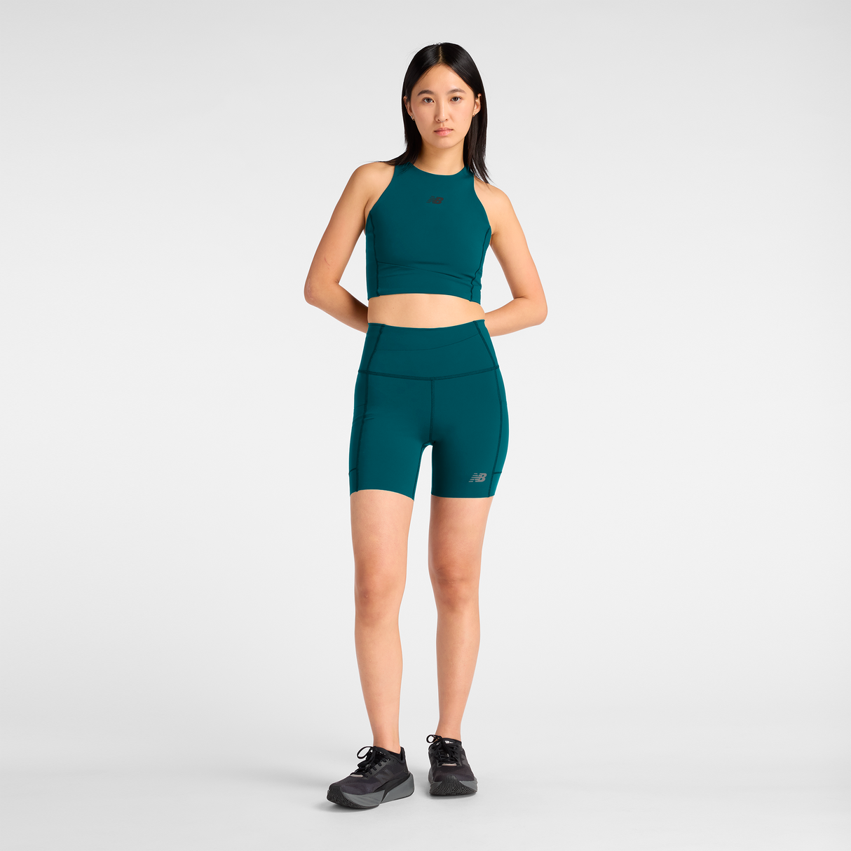 New Balance - Sleek Storage Race Short - Femme