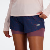 New Balance - RC Printed 2-in-1 Short 3" - Women's