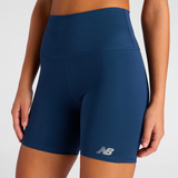 New Balance - NB Harmony High Rise Short 6 - Femme