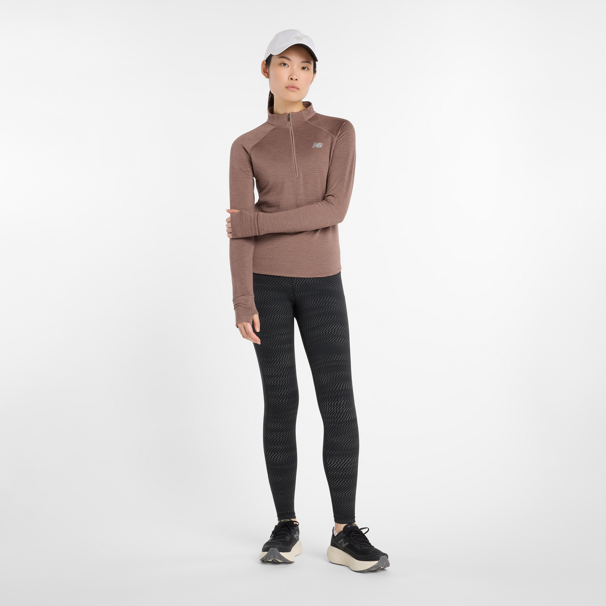 New Balance - Athletics Heat Grid Half Zip - Femme