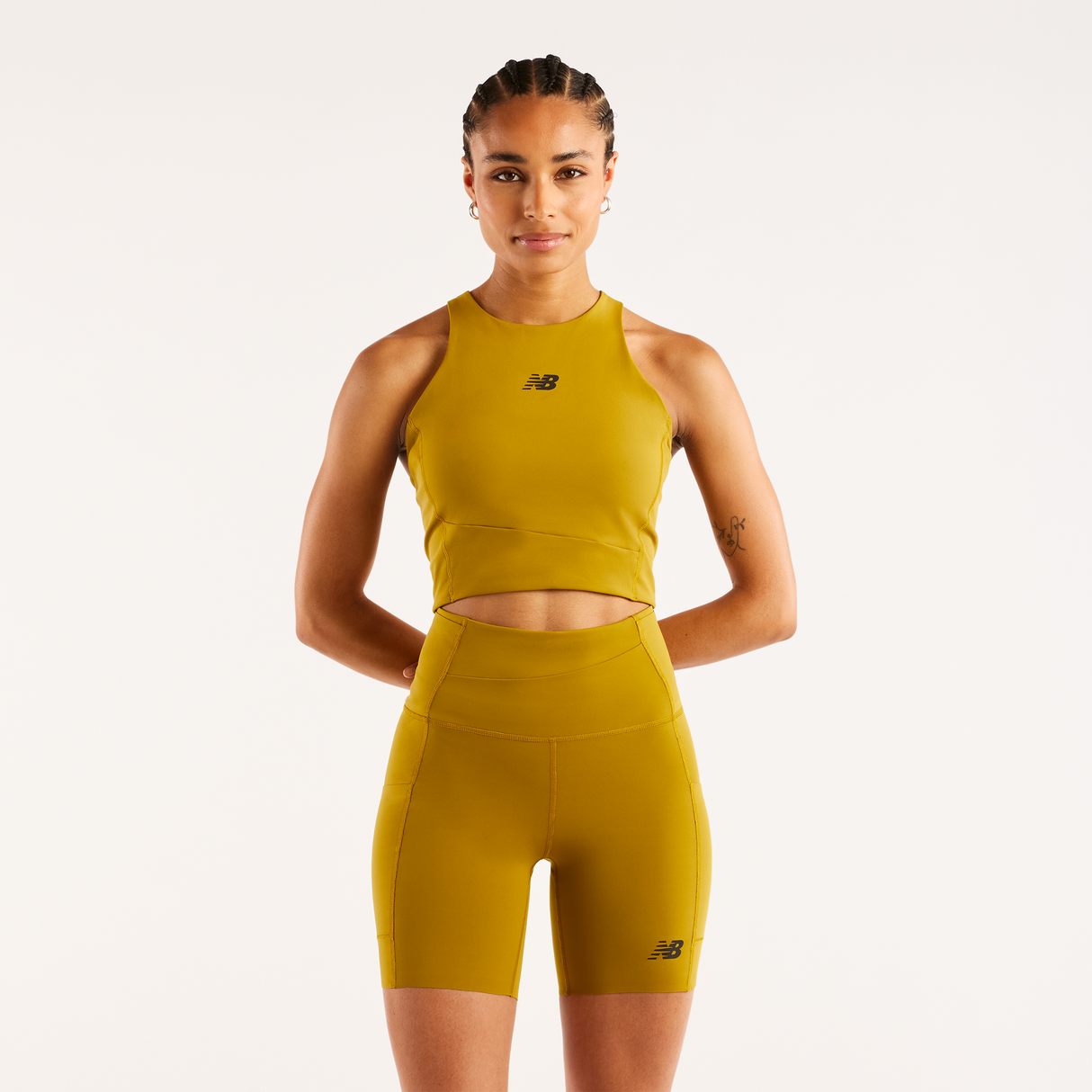 New Balance - RC Elite Storage Crop Tank - Femme