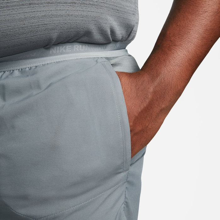 Nike Training Dri-FIT Fleece shorts in grey
