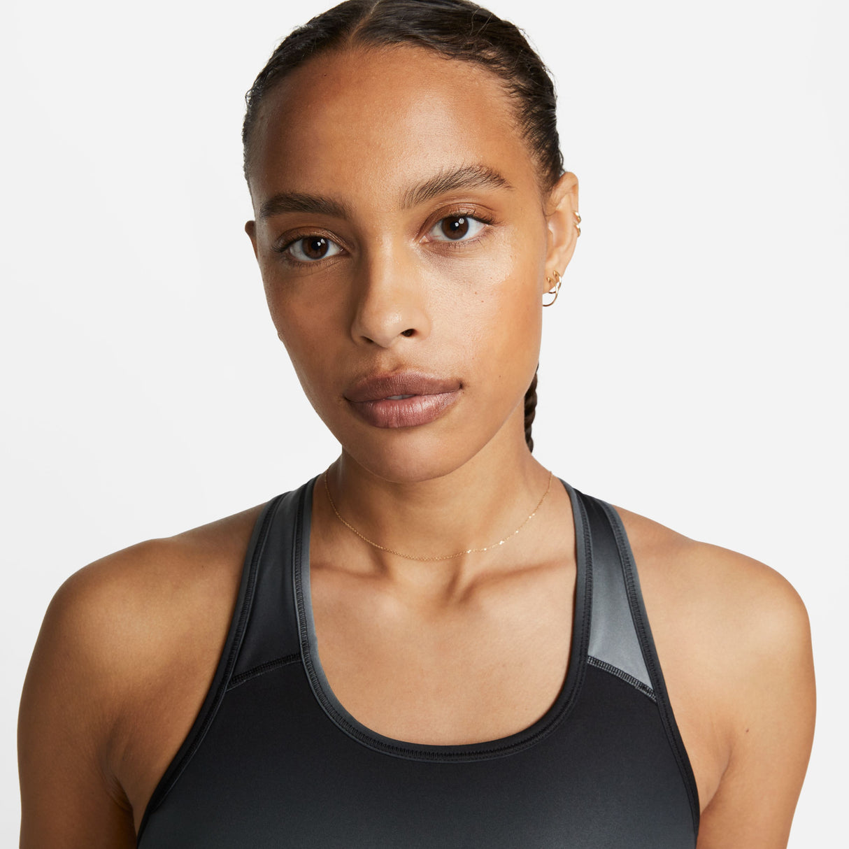 Nike Women's Swoosh Run Medium-Support Longline Padded Sports Bra