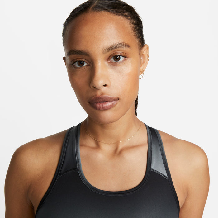 Nike Swoosh Run Division Women's Size L Medium-Support 1-Piece Pad Longline  Bra