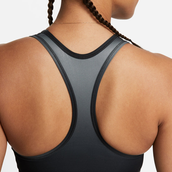 Nike - Swoosh Run Medium-Support Longline Padded Sports Bra - Femme
