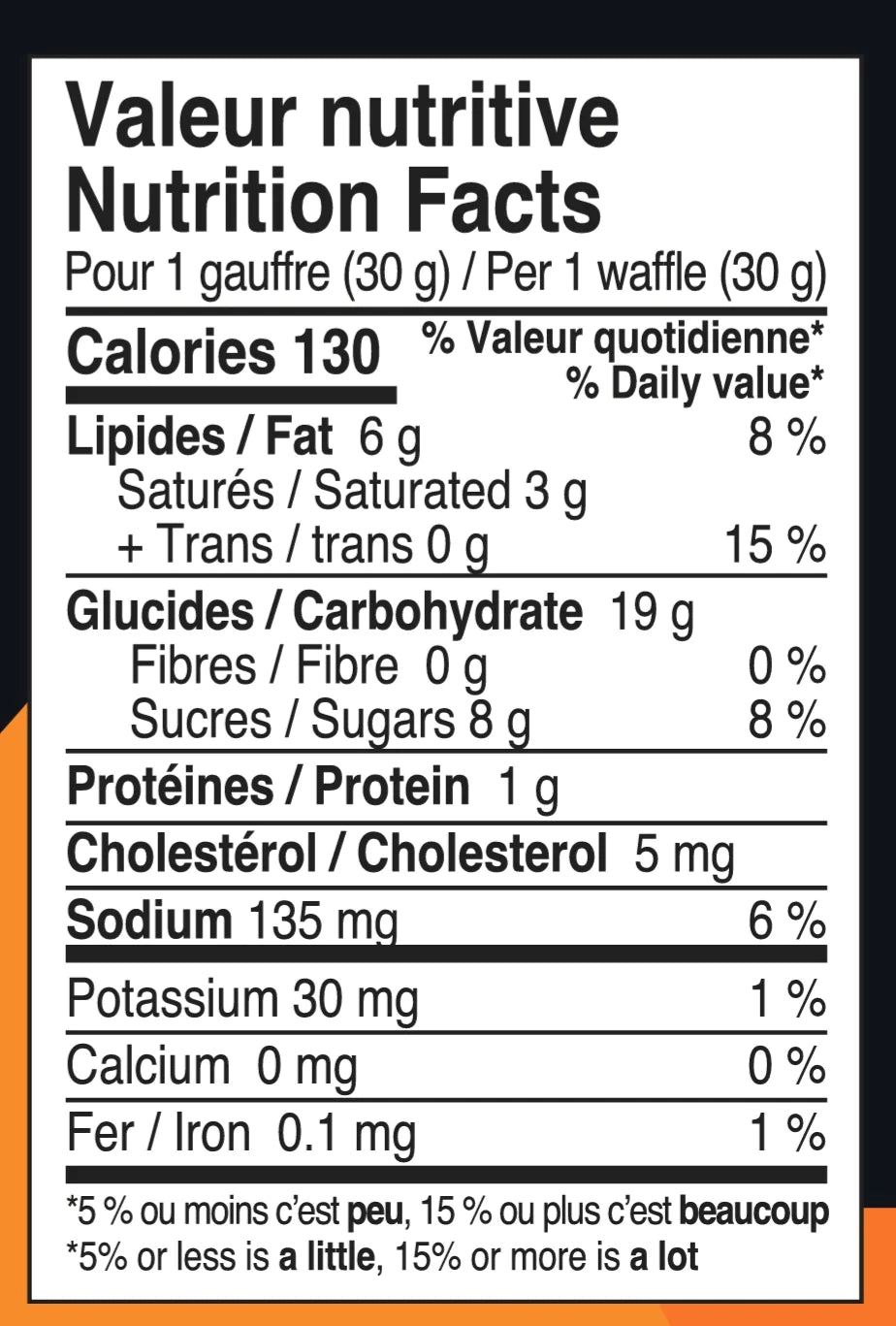 Brix - Gaufre énergétique 30g (Boîte de 24 unités)
