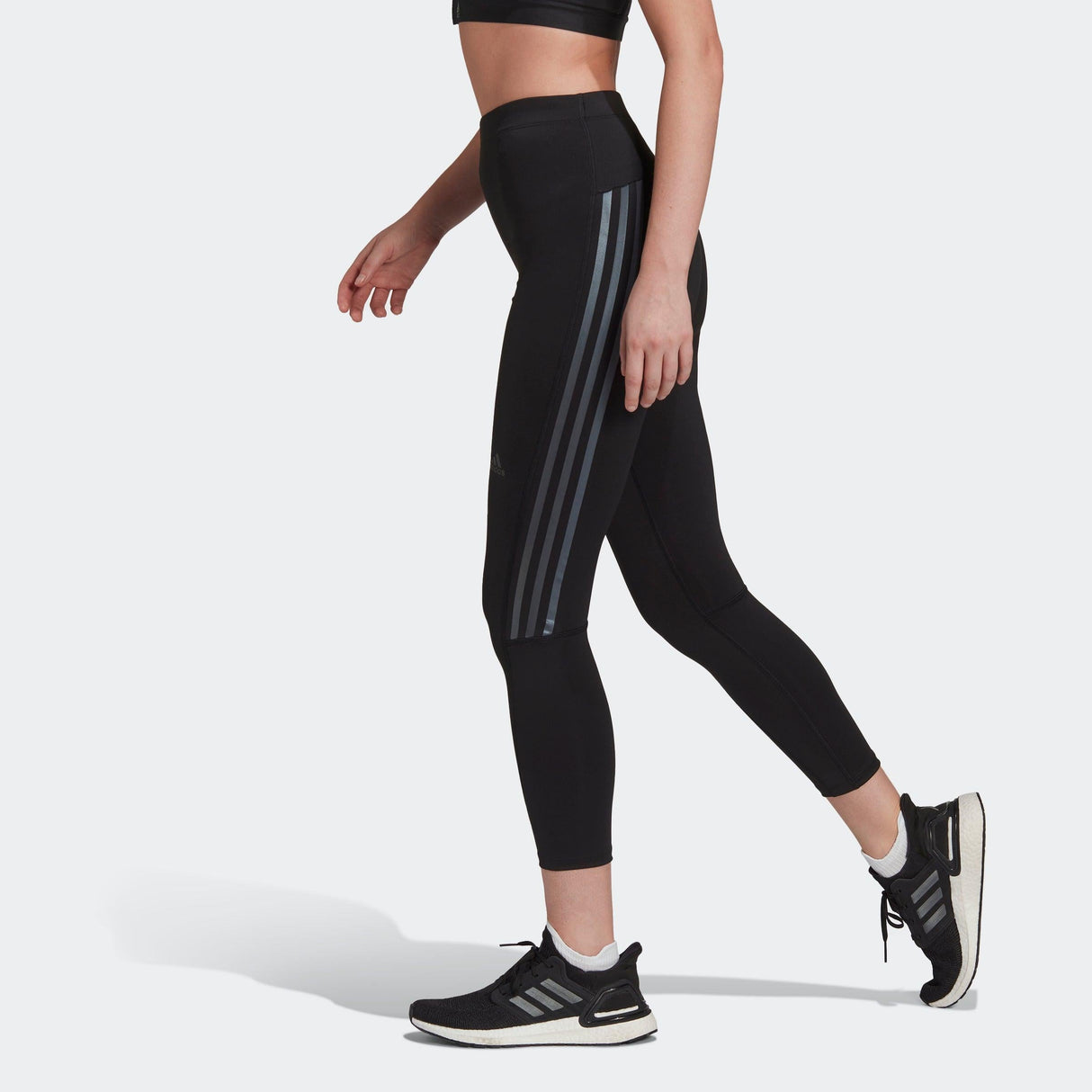 Adidas - Run Icons 3-Stripes 7/8 Running Tights - Femme - Le coureur nordique