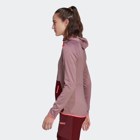 Adidas - Terrex Tech Fleece Lite Hooded - Femme - Le coureur nordique