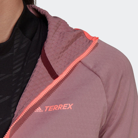 Adidas - Terrex Tech Fleece Lite Hooded - Femme - Le coureur nordique