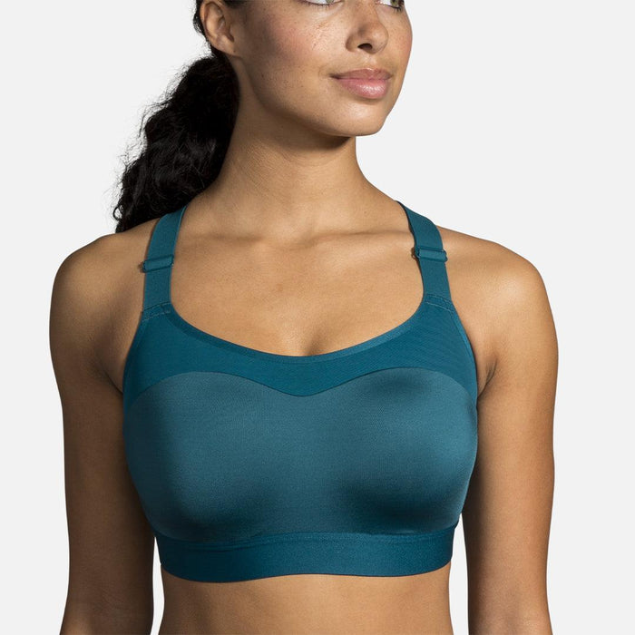 RUNNER ISLAND Racerback Sports Bras for Large Bust & High Impact