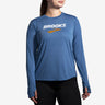 Brooks - Distance Graphic Long Sleeve - Femme - Le coureur nordique