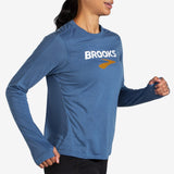 Brooks - Distance Graphic Long Sleeve - Femme - Le coureur nordique