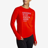 Brooks - Distance Graphic Long Sleeve - Femme - Le coureur nordique