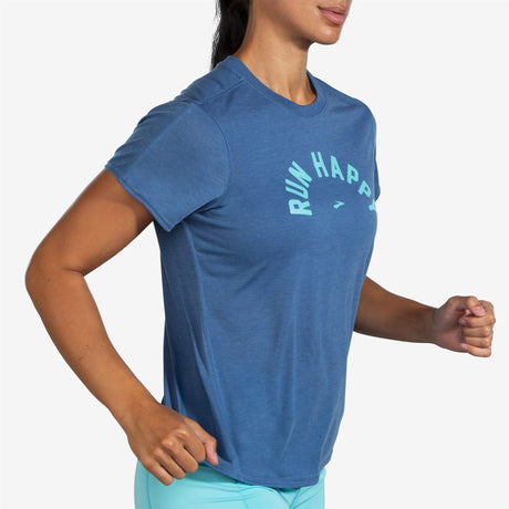 Brooks - Distance Graphic Short Sleeve - Femme - Le coureur nordique