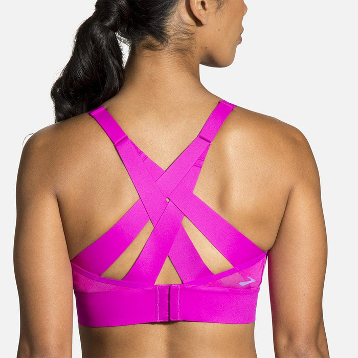 Brooks Women's Interlace Sports Bra for High Impact Running, Workouts &  Sports with Maximum Support