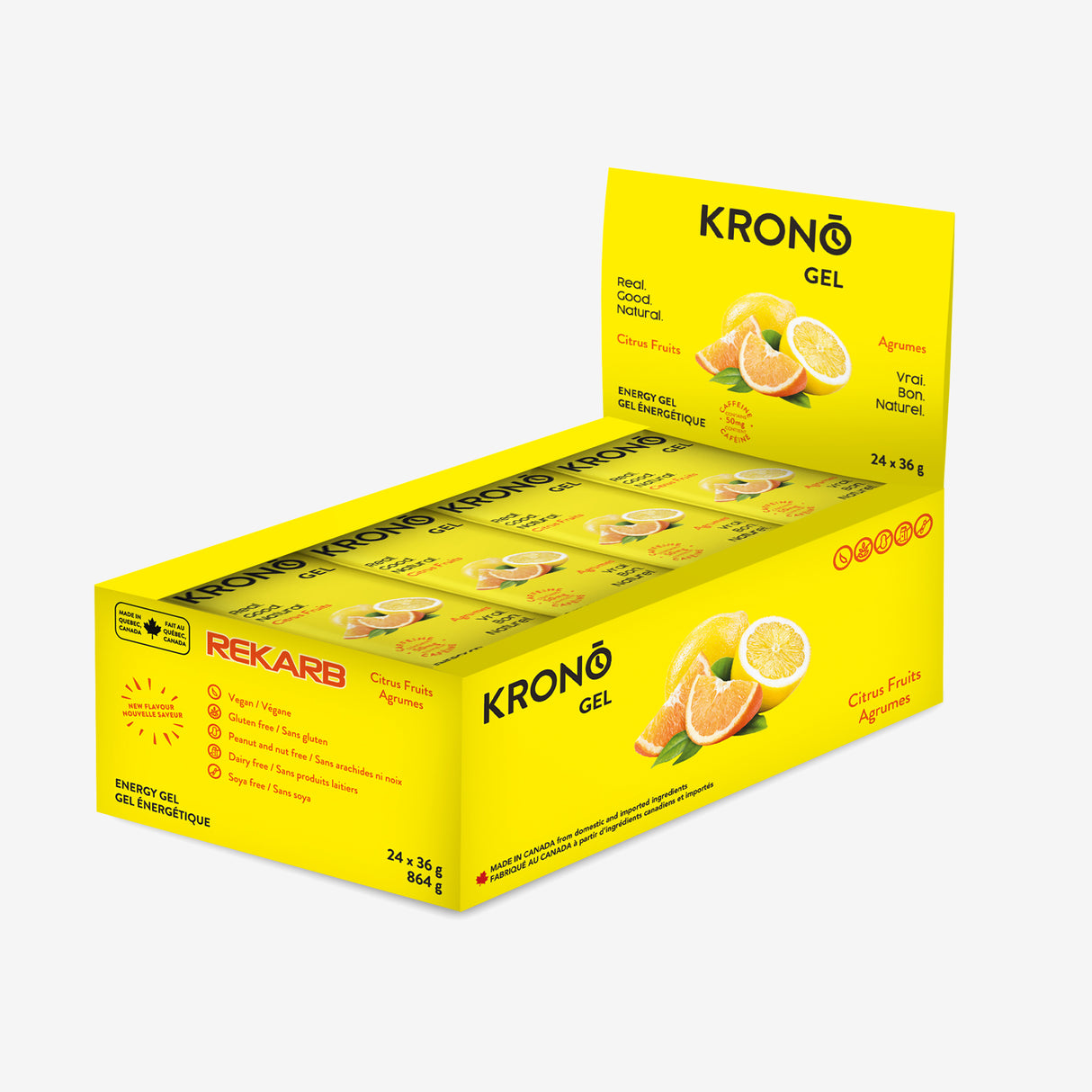 Krono - Gel Énergétique - Boite de 24 gels