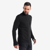 Icebreaker - Quantum III LS Zip - Homme - Le coureur nordique