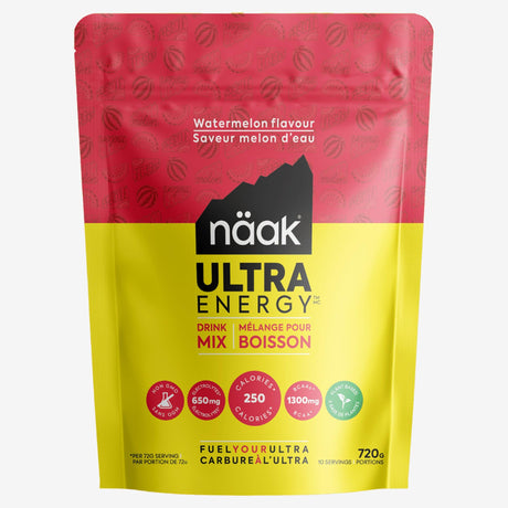 Naak - Ultra Energy Drink Mix 720g - Le coureur nordique