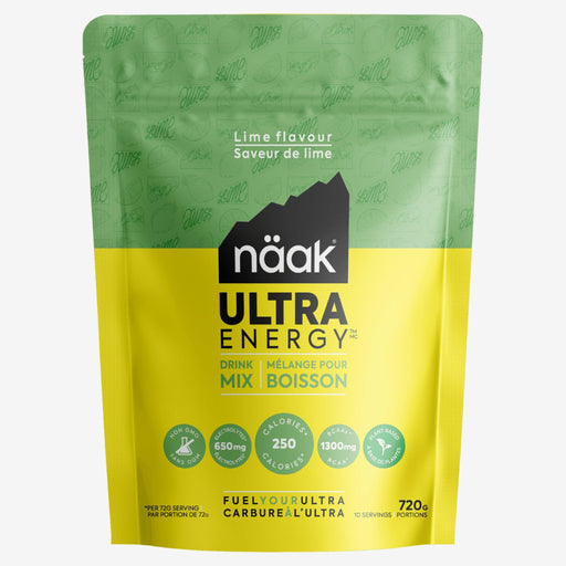Naak - Ultra Energy Drink Mix 720g - Le coureur nordique