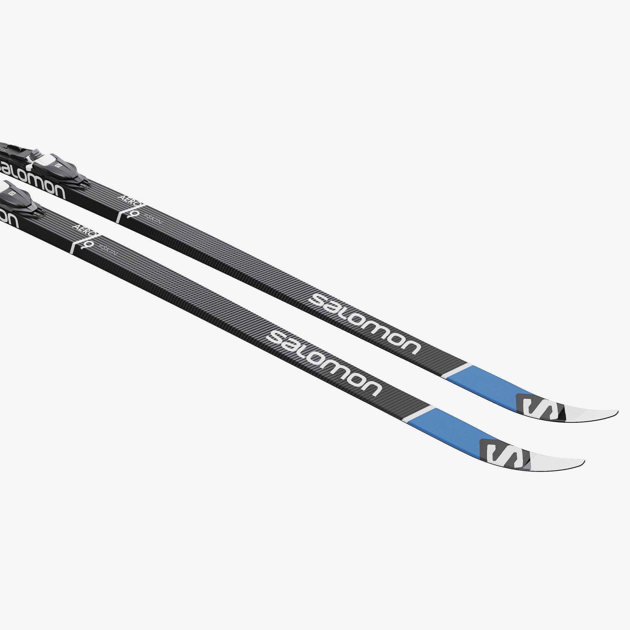 salomon aero 9 skin medium hard xc skis Salomon - Aero 9 eSkin + Prolink Shift Pro (Bindings included)