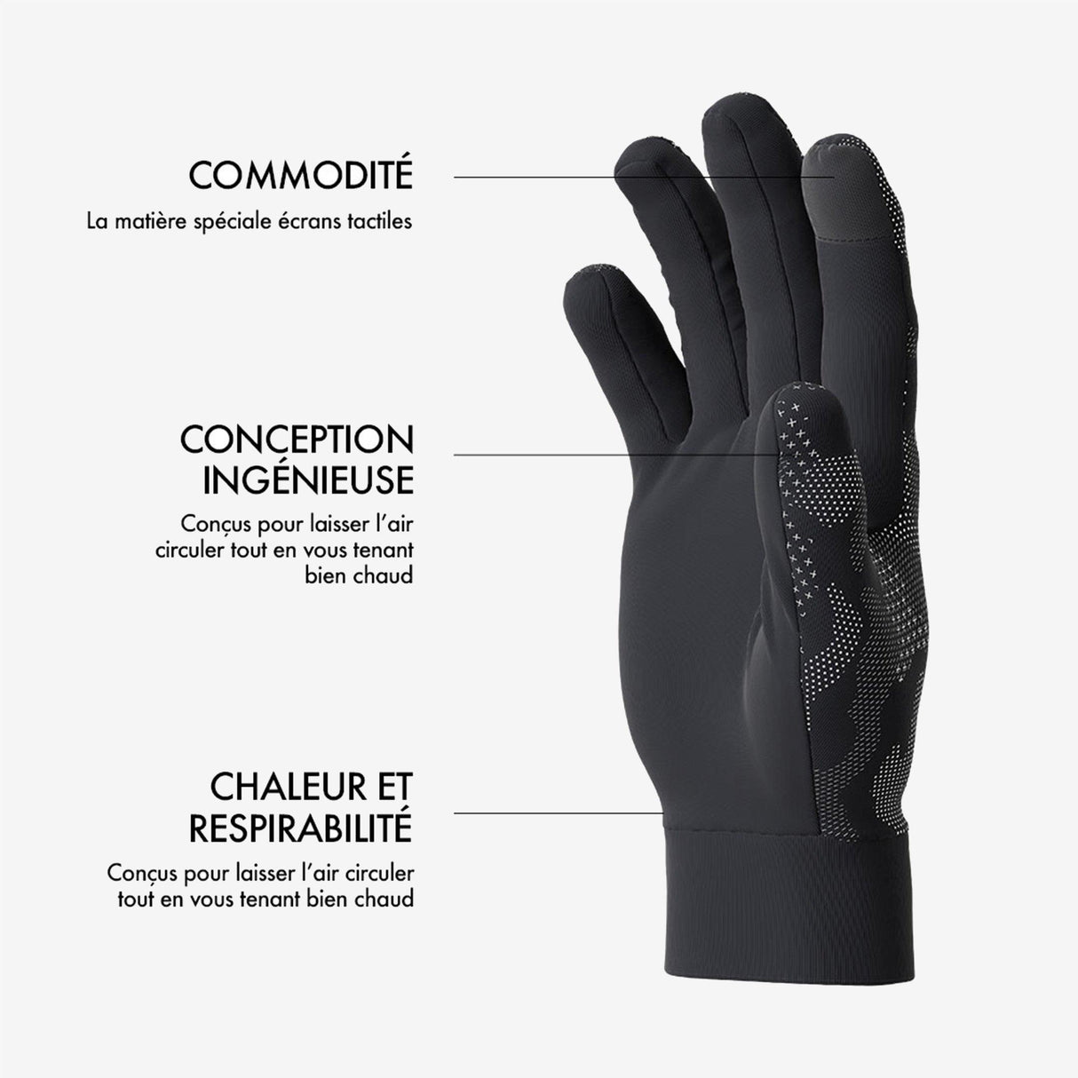 Salomon - Cross Warm Glove - Unisexe - Le coureur nordique