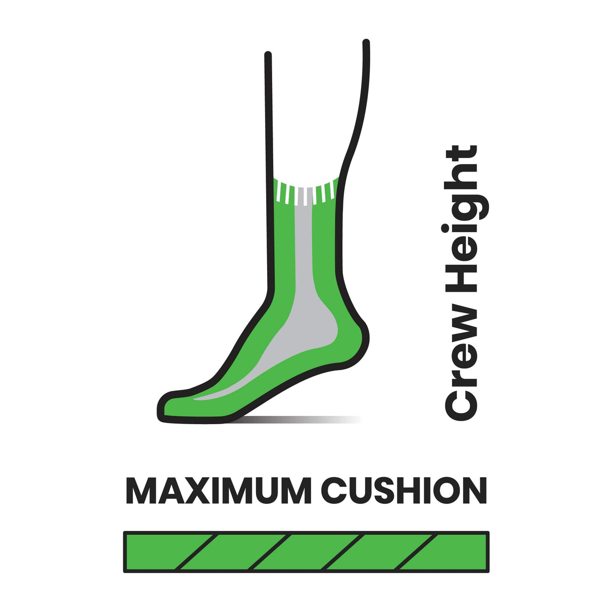 Smartwool - Mountaineer Maximum Cushion Crew - Unisexe - Le coureur nordique