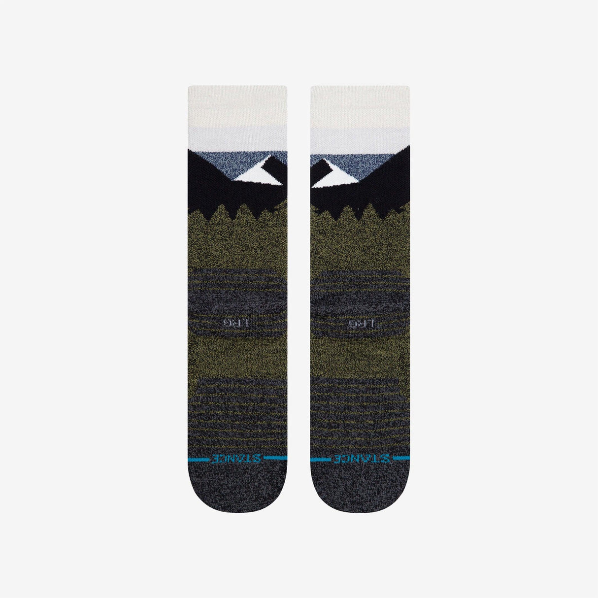 Stance - Divide Hike Wool Crew - Blue - Le coureur nordique