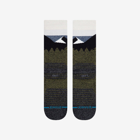 Stance - Divide Hike Wool Crew - Blue - Le coureur nordique