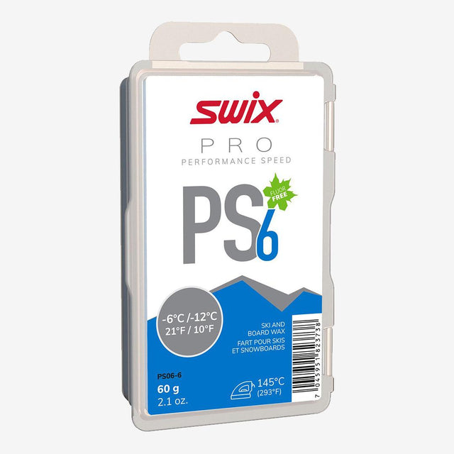 Swix - PS6 Blue -6°C to -12°C, 60g - Le coureur nordique