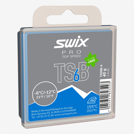 Swix - TS6 Black (-6C to -12C) - 40 g - Le coureur nordique