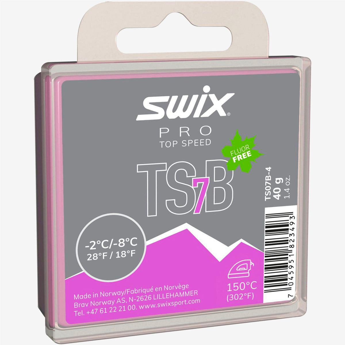 Backs Ts7 Swix - TS7 Black (-2C to -8C) - 40g – Le coureur nordique